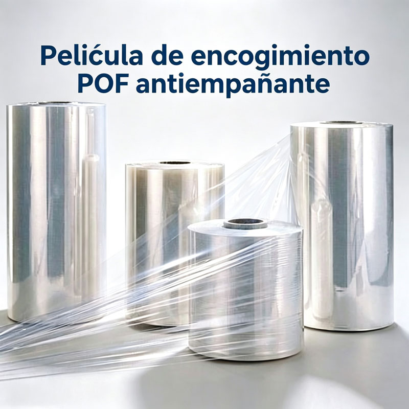 Película retráctil de POF antivaho